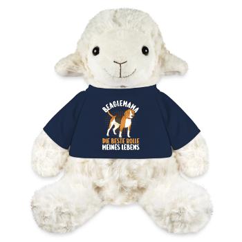 Chien Chien Maman BeagleMaman Beagle - Mouton en peluche Annika MiniFeet® - bleu marine - Devant