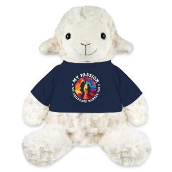 Éducatrice en garderie Ma passion Ma garderie - Mouton en peluche Annika MiniFeet® - bleu marine - Devant