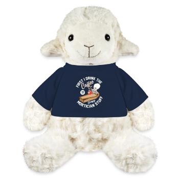 I Do Creepy Mortician Stuff Coffin Mortuary - MiniFeet® Sheep Annika - french navy - Front