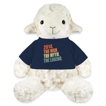 2014 Mann Mythos Legend Jahrgang Geburtstag - MiniFeet® Sheep Annika - french navy - Front