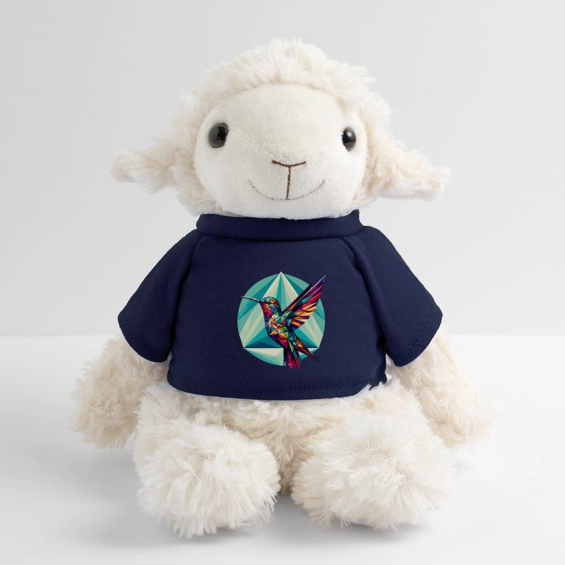 Colibri dans la représentation polygonale Mouton en peluche Annika MiniFeet®