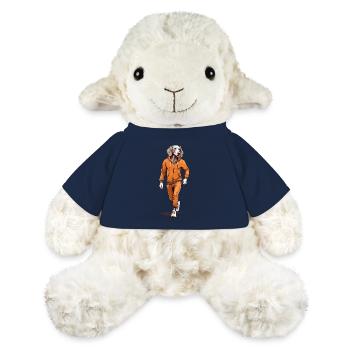 Braque de Weimar Jogging Motif - Mouton en peluche Annika MiniFeet® - bleu marine - Devant