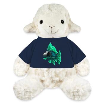 Fish_01 - Mouton en peluche Annika MiniFeet® - bleu marine - Devant