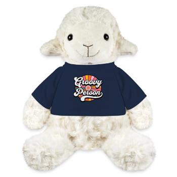 Rétro Groovy Hippie amant personne Vintage Sixties - Mouton en peluche Annika MiniFeet® - bleu marine - Devant