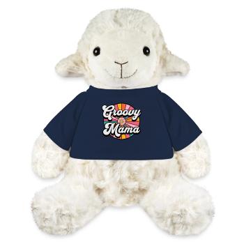 Rétro Groovy maman maman maman mère Vintage sixties - Mouton en peluche Annika MiniFeet® - bleu marine - Devant