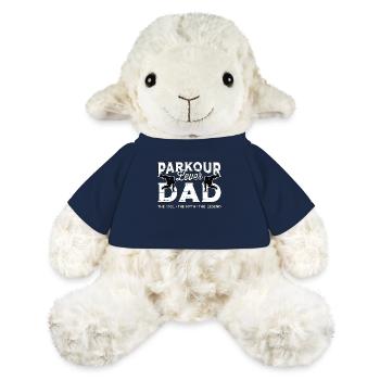 Papa Amoureux Du Parkour L’Idole Le Mythe Freerunning - Mouton en peluche Annika MiniFeet® - bleu marine - Devant