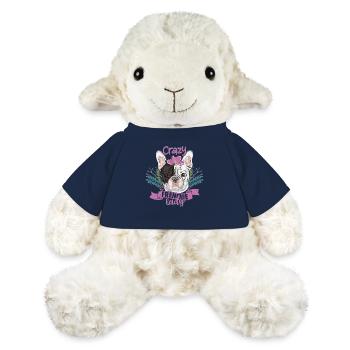 Crazy Frenchie Lady Owner French Bulldog - MiniFeet® Schaf Annika - French Navy - Vorne