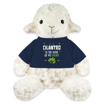 CORIANDRE est le nom de mon ennemi - Mouton en peluche Annika MiniFeet® - bleu marine - Devant