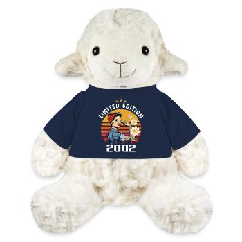 Retro Birth Year 2002 Vintage Birthday 2002 - MiniFeet® Sheep Annika - french navy - Front