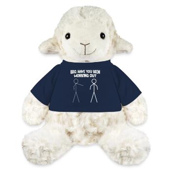 Bro Have You Been Workout - Funny Stick - MiniFeet® Schaf Annika - French Navy - Vorne