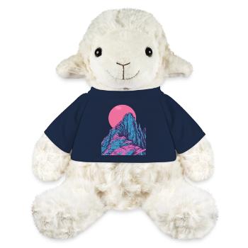 Rosa Mond Über Mystischen Bergen - MiniFeet® Schaf Annika - French Navy - Vorne