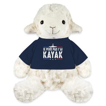 Ich kann nicht Kajak Kajakfahrer Kanufahrer Paddel - MiniFeet® Schaf Annika - French Navy - Vorne