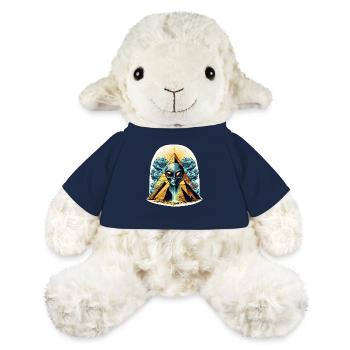Alien head in pyramid - MiniFeet® Sheep Annika - french navy - Front