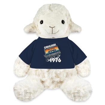 Kassette Mai 1976 Jahrgang 1976 Geburtstag 1976 - MiniFeet® Schaf Annika - French Navy - Vorne