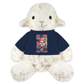 Anime Ramen Sketching - MiniFeet® Sheep Annika - french navy - Front
