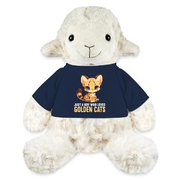 Chats dorés Chat doré - Mouton en peluche Annika MiniFeet® - bleu marine - Devant