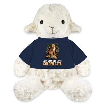 Chats dorés Chat doré - Mouton en peluche Annika MiniFeet® - bleu marine - Devant