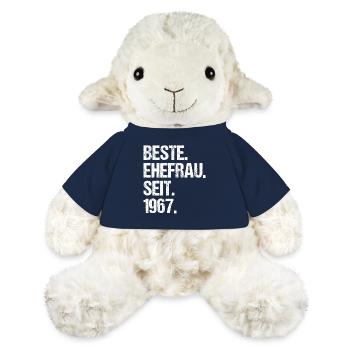 Valentinstag Beste Ehefrau Seit 1967 - MiniFeet® Schaf Annika - French Navy - Vorne