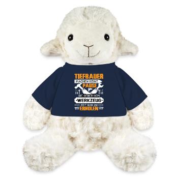Les ingénieurs civils ne prennent pas de pause - Mouton en peluche Annika MiniFeet® - bleu marine - Devant