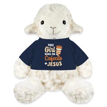 Café espagnol Cafecito - Mouton en peluche Annika MiniFeet® - bleu marine - Devant