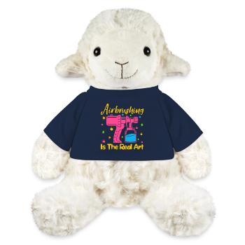 L’aérographe d’artiste cool est le vrai cadeau de motivation artistique - Mouton en peluche Annika MiniFeet® - bleu marine - Devant