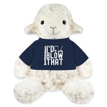 Clarinet Wind Instrument Clarinet player - MiniFeet® Sheep Annika - french navy - Front