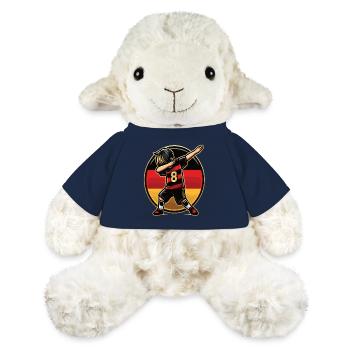8 Years Boy Soccer Black Red Gold - MiniFeet® Sheep Annika - french navy - Front