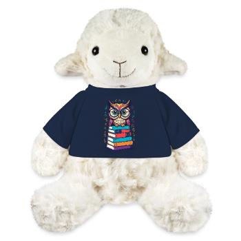 Books Owl Enthusiastic Bookworm Cuter - MiniFeet® Sheep Annika - french navy - Front
