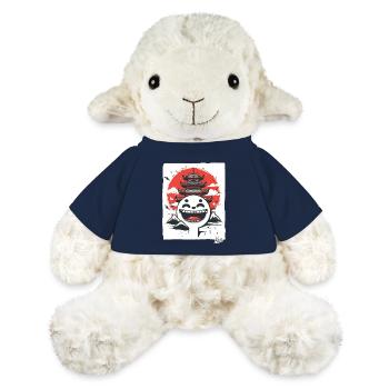 Japanese Mountains: Shinto Pagoda Laughing Face - MiniFeet® Sheep Annika - french navy - Front