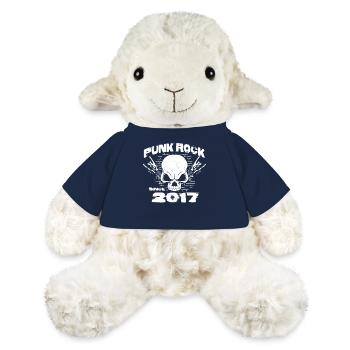 Punk Rock depuis 2017 - Skull Rock Hands 7ème - Mouton en peluche Annika MiniFeet® - bleu marine - Devant
