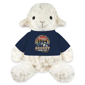 August 1994 Vintage Retro Geburtstagsgeschenk - MiniFeet® Schaf Annika - French Navy - Vorne