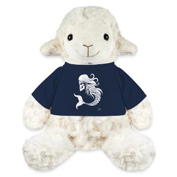 Crâne Sirène - Mouton en peluche Annika MiniFeet® - bleu marine - Devant