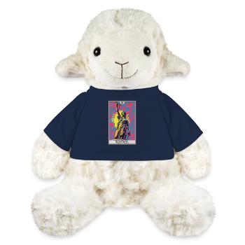 Tarotkarten Tarotkarte Justice Gerechtigkeit - MiniFeet® Schaf Annika - French Navy - Vorne