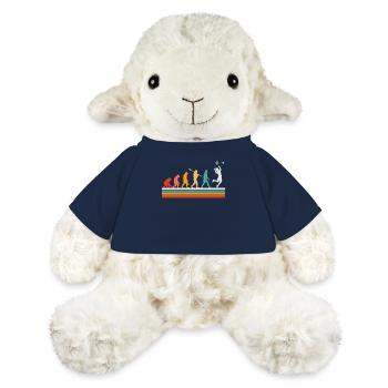 Développement de l’évolution du joueur de badminton - Mouton en peluche Annika MiniFeet® - bleu marine - Devant