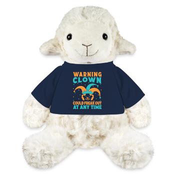 Clown Freak Out Circus Performer Gift Idea - MiniFeet® Sheep Annika - french navy - Front