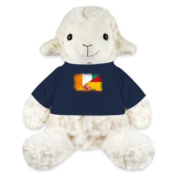 Elfenbeinküste Spanien Fahne - MiniFeet® Schaf Annika - French Navy - Vorne