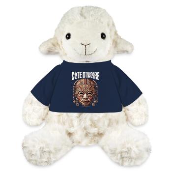 Elfenbeinküste Westafrika Elefant Ivorische Flagge - MiniFeet® Schaf Annika - French Navy - Vorne