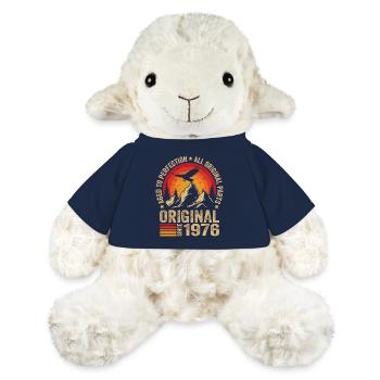 Original 1976 Jahrgang 1976 Jubiläum 1976 Retro - MiniFeet® Schaf Annika - French Navy - Vorne