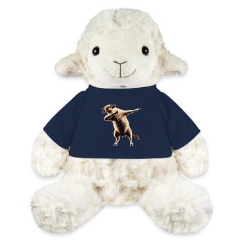 Drôle Dabbing Vache Danse Amoureux des animaux Dab Animaux - Mouton en peluche Annika MiniFeet® - bleu marine - Devant