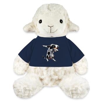 Drôle Dabbing Vache Danse Amoureux des animaux Dab Animaux - Mouton en peluche Annika MiniFeet® - bleu marine - Devant