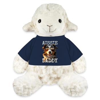 Aussie Daddy Dad Father's Day Dad Australian Shepherd - MiniFeet® Sheep Annika - french navy - Front