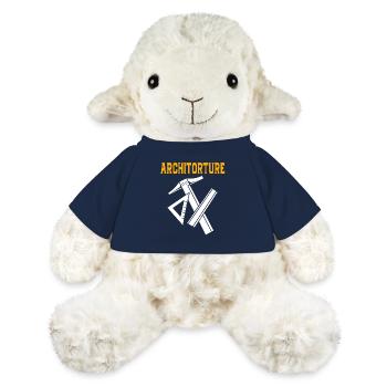 architecture - Mouton en peluche Annika MiniFeet® - bleu marine - Devant