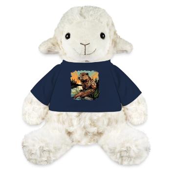 Beaver Biber - Mouton en peluche Annika MiniFeet® - bleu marine - Devant