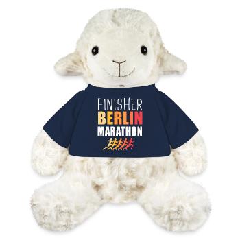Finisher Berlin marathon run running - Mouton en peluche Annika MiniFeet® - bleu marine - Devant