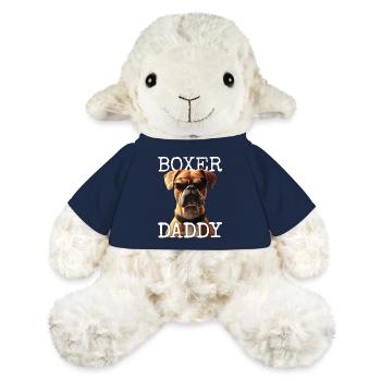 Allemand Boxer Papa Chien Papa Fête des Pères Boxer Papa - Mouton en peluche Annika MiniFeet® - bleu marine - Devant