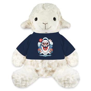 Japanese Daruma Aesthetic Yokai Vintage - MiniFeet® Sheep Annika - french navy - Front