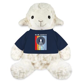 Antenne radio amateur - Mouton en peluche Annika MiniFeet® - bleu marine - Devant