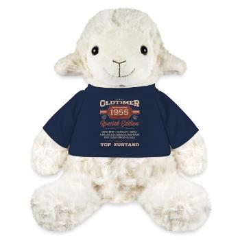 70. Geburtstag September Oldtimer 1955 Jahrgang - MiniFeet® Schaf Annika - French Navy - Vorne