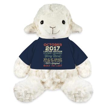 2017 Octobre 2017 anniversaire Octobre 2017 Original - Mouton en peluche Annika MiniFeet® - bleu marine - Devant