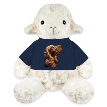 Cocker Spaniel - Mouton en peluche Annika MiniFeet® - bleu marine - Devant